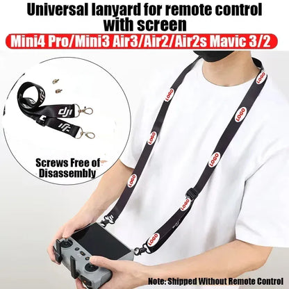 Lanyard for DJI RC & RC 2 & RC Pro Controller, DJI Mini 4 Pro Lanyard RC Neck Strap, Compatible with DJI Mini 3 Pro/Mavic 3/Air2