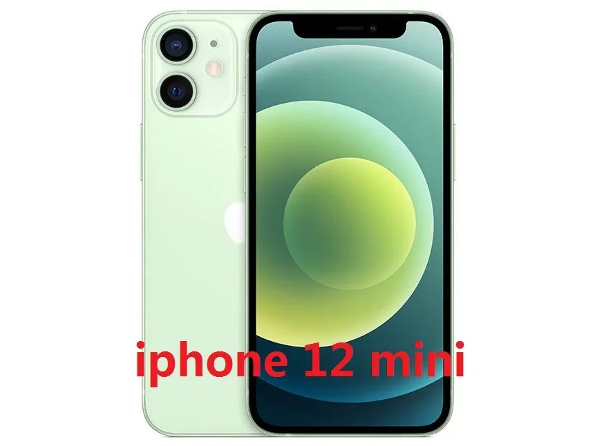 Original iPhone 12 Mini 5G Mobile phone 4GB&64/128/256GB IOS A14  5.4'' Dual 12MP APPLE used Cellphone iphone12mini Face ID NFC