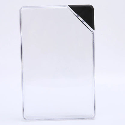 Flat Water Bottle for Outdoor Reusable Transparent Sports Bottle for Students Kids Women Men