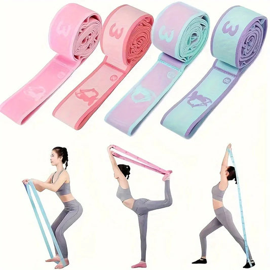 Yoga & Pilates Training Bands for Full-Body Workouts - Extra Thick Portable & Non-Slip Design for Home Gym Dance Studio & Travel by PDG ibma