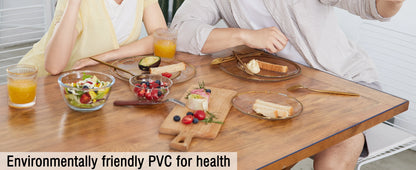 2mm Rectangular Table Film Crystal Clear PVC Transparent  Waterproof Tablecloth Christmas Decoration High Gloss Protector Cover