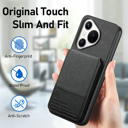 RFID Leather Luxury Case for Huawei Pura 70 Pro Plus 5G Card Cover Flip Back Shell Huawei Pura 70 Ultra Pura70 Pro+ Phone Cover