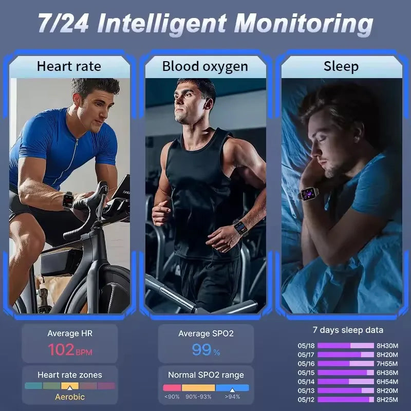 Watch Ultra 2 SE Men Women 1000mAh AMOLED Heart Rate 100+Sport Bluetooth Call GPS Track Waterproof Smart Watch For IOS Android