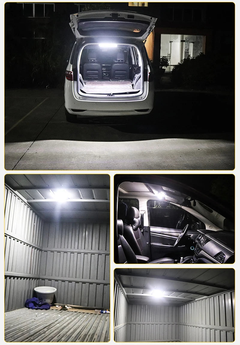 72LED 12V-80V Car Interior Light High Bright Cabin Dome Roof Ceiling Lamp Car Interior Reading Light For Trucks Campers Boats RV