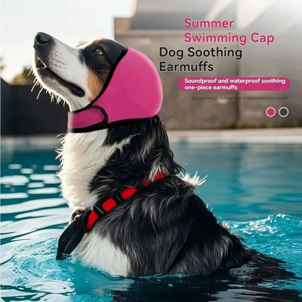 Noise Reduction Dog Ear Covers Hearing Protection Anti-noise Dog Calming Earmuff Waterproof Adjustable Pet Ear Muffs