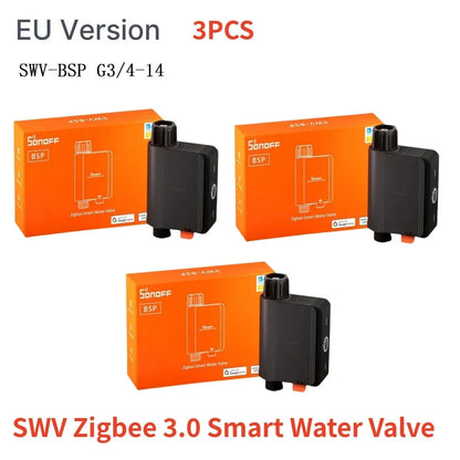 SONOFF SWV SONOFF Water Valve SWV-BSP Faucet Smart Irrigation Controller Systerm Timer App Voice Control Via Alexa Google