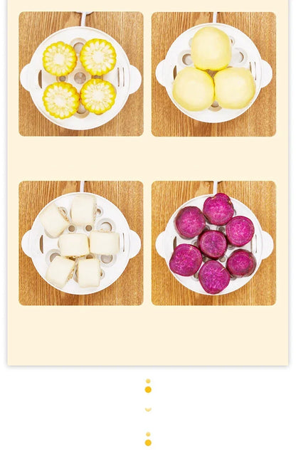 Egg Cooker Multifunctional Electric Egg Boiler Double Layers Egg Cooker Mini Steamer Poacher Kitchen Cooking Breakfast Machine