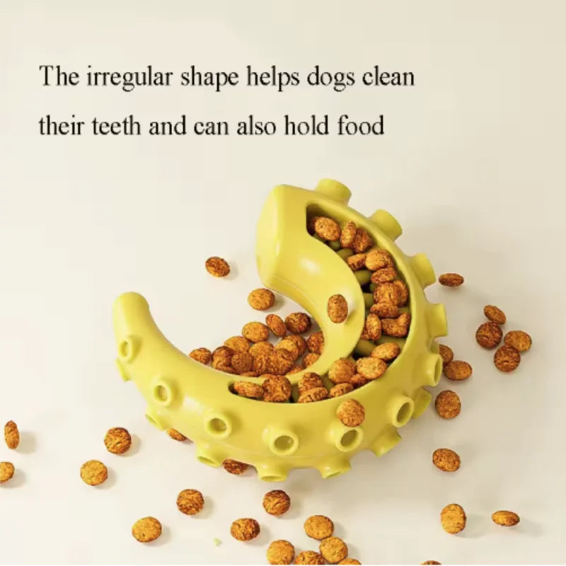 Dog Teething Toy Chew Stick Bite Resistant Fun Leak Proof Food Toy Pet Teether Cleaner Stick