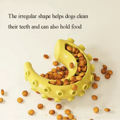 Dog Teething Toy Chew Stick Bite Resistant Fun Leak Proof Food Toy Pet Teether Cleaner Stick