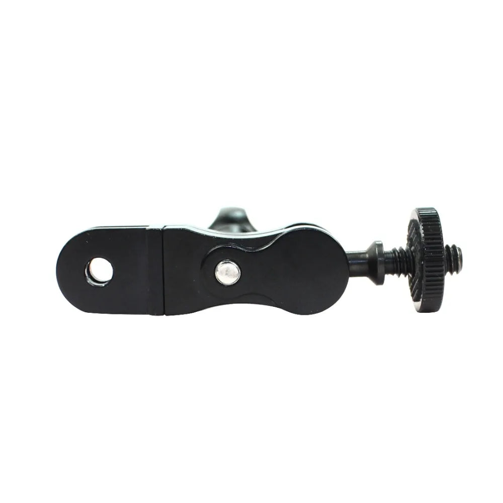Universal Aluminum Arm Adapter Mount Bracket Connector W/ Knob 1/4'' Inch Screw for GoPro for OSMO Action YI Sports DSLR Cameras
