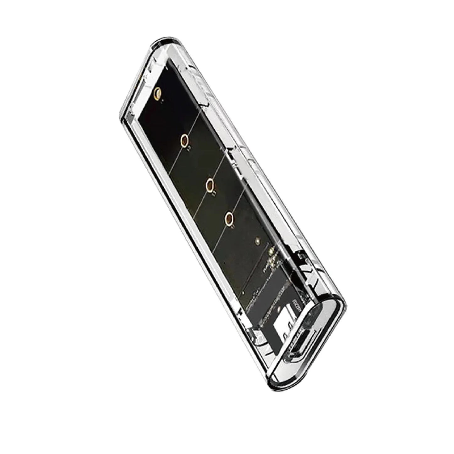 M.2 NVME PCIe NGFF SATA Dual Protocol SSD Case Clear USB Type C 10Gbps PCI-E M2 SSD Transparent External Enclosure Hard Disk Box