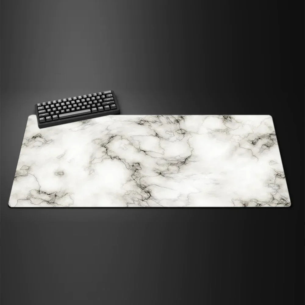 Marble Texture Mouse Pad New Large Computer Office Game Table Mats XXL 90x40 Rubber Anti-slip Gaming Keyboard Mat Long Desk Pads