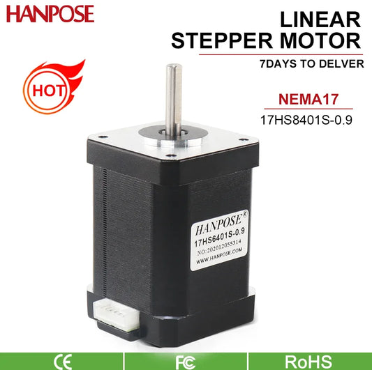 Free shipping 4 lead nema17 70N.cm 1.7A 17HS6401S-0.9 degrees 42 motor 42BYGH stepper motor for 3D printer monitoring equipment by PDG ibma