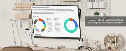 23.8inch Portable Monitor 100HZ 100% SRGB IPS USB-C HDMI Large Work Switch Home Gaming Second Monitor Adjustable Stand Laptops