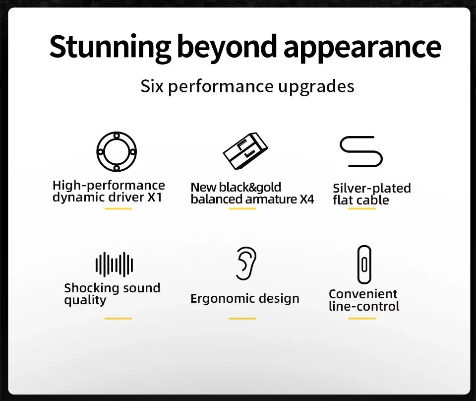KZ ZS10 Pro X Wired Earphones HIFI Stereo Bass Muisc Sport Headphones Monitor Stage Live Metal Earbuds Gaming Headset PK ZSN PRO