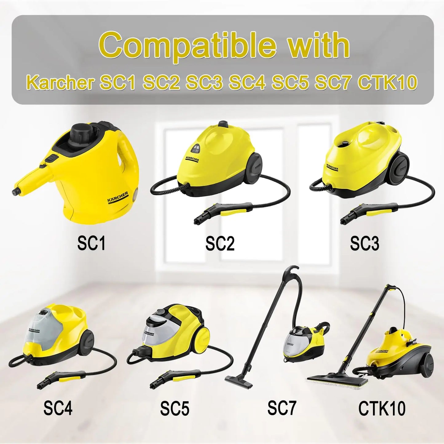 New Microfiber Mop Cloth For Karcher Easyfix SC2 SC3 SC4 SC5 CTK10 CTK20 Handheld Magic Steam Brush Vacuum Cleaner Spare Parts