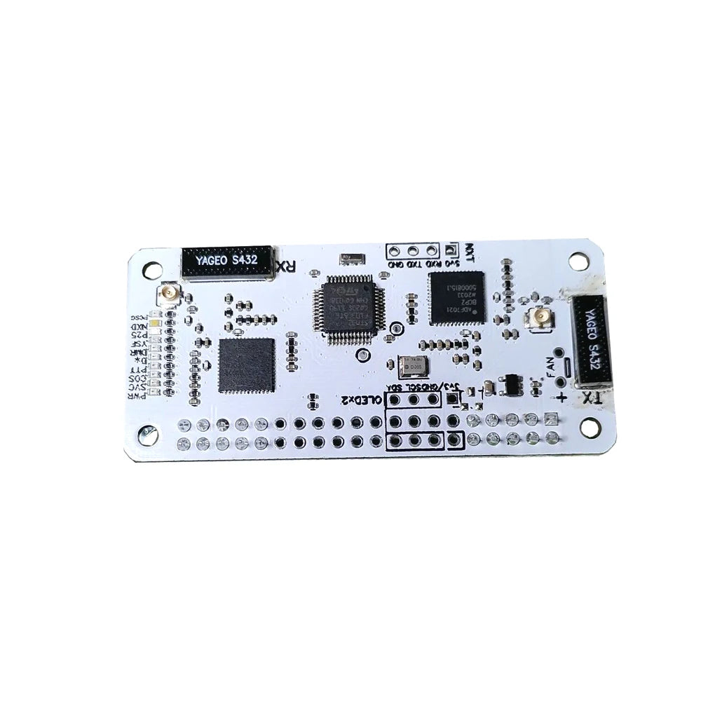 jumbospot White MMDVM HS Dual Hat Duplex RX TX UHF VHF Hotspot Board With Oled Display And Case For Raspberry Pi