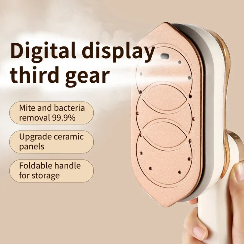 High Power Handheld Steam Iron 1200W Household Three-speed Garment Steamer Portable Travel Electric Iron
