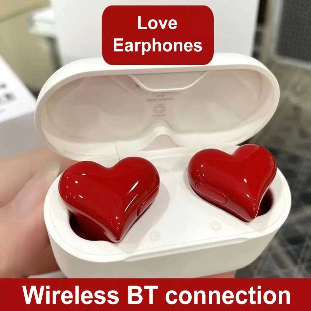 Wireless Earphones Game Earbuds Heartbuds Bluetooth-compatible In Ear Noice Cancelling for Student Girl Women