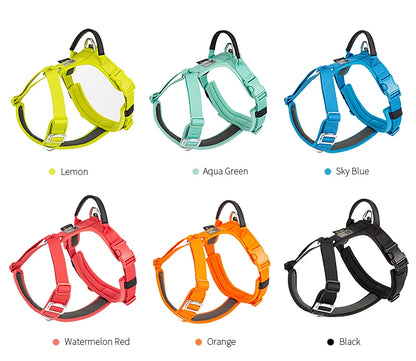SMALL COMBINATION Pet Harness No Pull Nylon Reflective Dog Harness Adjustable Comfortable Control Walking Running Accessories