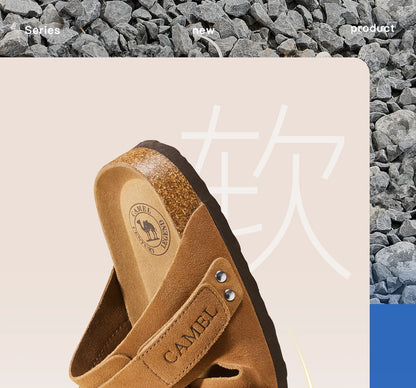 GOLDEN CAMEL Men's Shoes Non-slip Retro Breathable Casual Shoes for Men Women Beach Sandals Summer Fashion Shoes Luxury