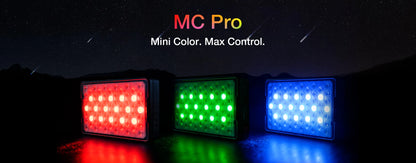 Aputure MC Pro RGBWW LED Light, 2000K-10000K Support Magnetic Attraction IP65 Protection 15 Built-in Light Effects App Control