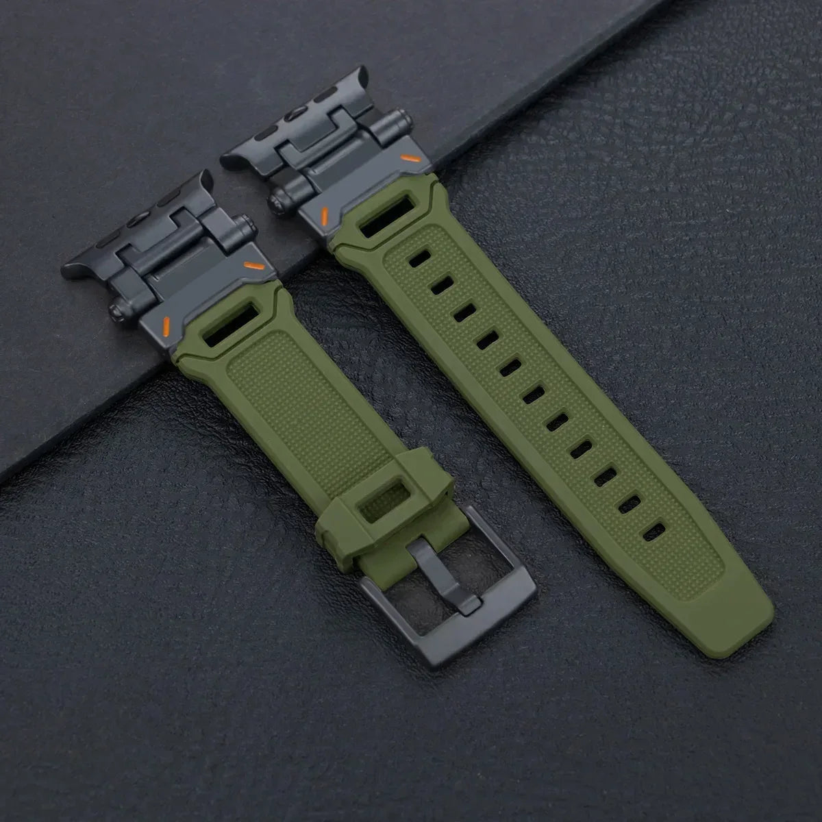 Silicone Sport Band for Apple Watch Ultra 49mm 45mm 42 44mm Rubber Strap for iWatch Series 9 8 7 se 6 5 4 ultra 2 49 Correa