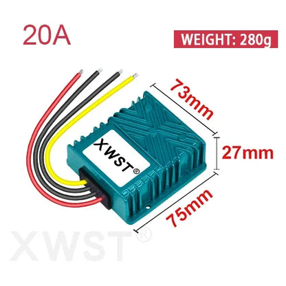 XWST DC DC 9-35V 12v 24v to 12.6v 13.8v 14.5v Constant Current  5A-25A CC Ternary Lithium Lithium Iron Phosphate Battery Charger