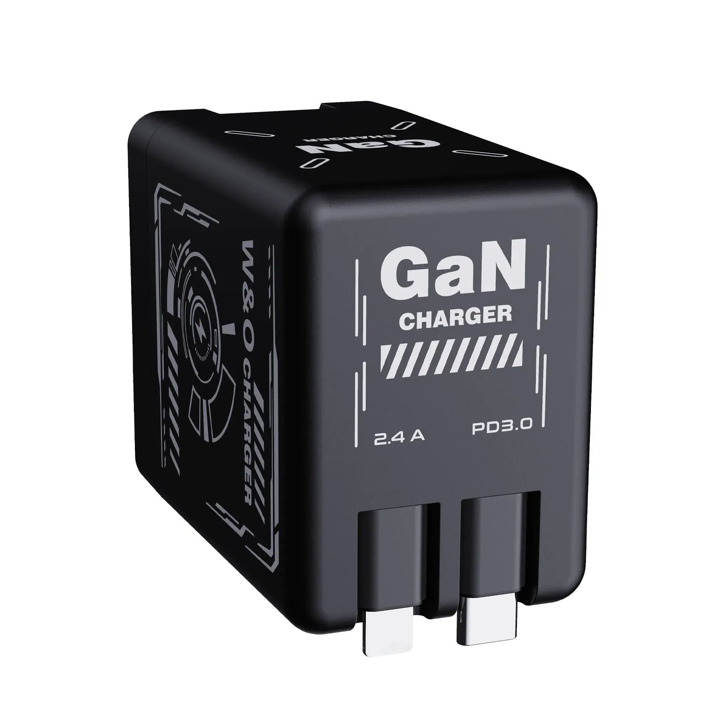 Multi Functional Folding Adapter Charging Protection GaN 20W PD3.0 Fast Charger With Retractable Type-C Cable Portable General