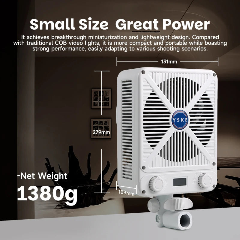 Miaotu RGB Photography Light G230W G330W Portable LED Video Lamp 2800K-6500K Studio Live Fill Light
