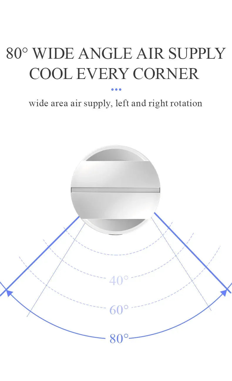 Smart Home Air Cooling Fan with Tower-Installable Bladeless Design Includes Air Purifier for Household Use