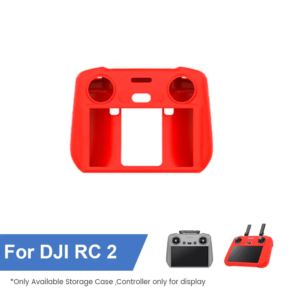 Silicone Case Protective Cover for DJI Mini 3/Mini 4/Mini 5 Pro/Flip/AIR 3S/Mavic 3/4 Pro/Neo/RC/RC 2 Remote Control Accessories