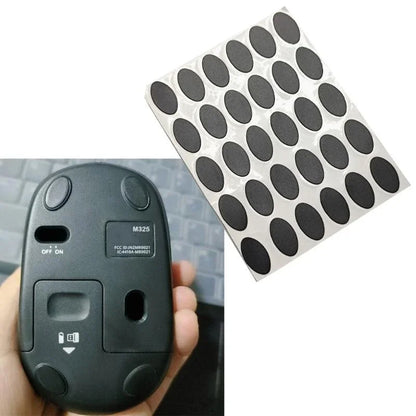 30Pcs Mouse Glides Skates For M215 M325 M310 M320 Gaming Mouse Antislip Feet Sticker Pad Brake Control Speed Mouse Feet