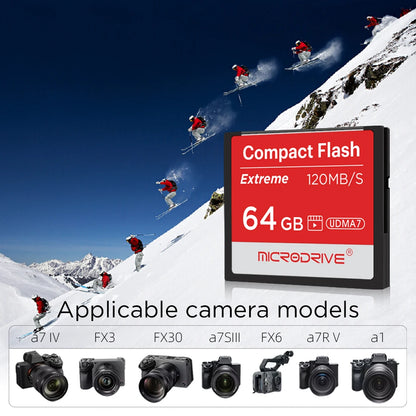 Compact Flash Card 256GB 128GB 32GB 64GB Real Memory Card High Speed 120MB/S CF Card The Best Quality Flash Cards for Camera