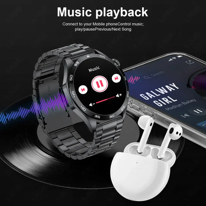 2025 Smart Watch Men Watch 4 Pro+ 1.50 Inch HD Screen Bluetooth Call ECG Heart Rate Health Monitoring Smartwatch For Android IOS