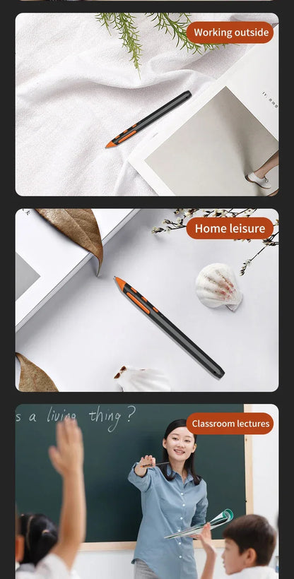UTHAI 2-in-1 Wireless Writing Pen Mouse Type-C Bluetooth Dual Mode 2.4G+Bluetooth PPT Flip for Desktop Laptops Charging
