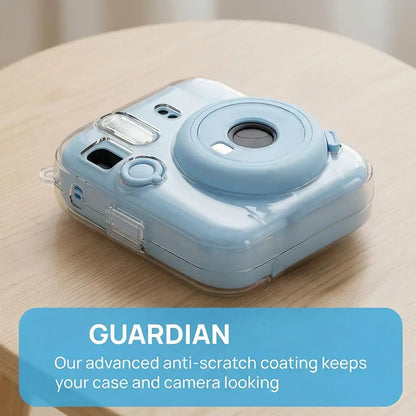 Crystal Clear Case for Fujifilm Instax Mini 13 Camera Transparent Hard PC Protective Cover Shell B1K4