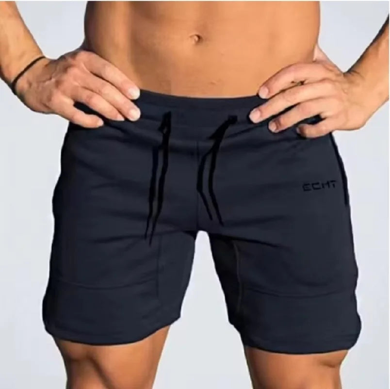 New Sports Shorts Men Beaching Shorts Zip pocket Trousers Bodybuilding Sweatpants Fitness Jogger Running Gyms Men Shorts