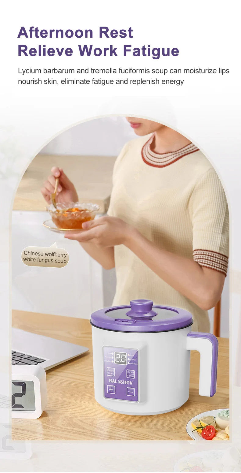 220V Smart Electric Rice Cooker Household Multicooker Steamer Double Layer Rice Cooker Auto Rice Cooker Appliances for Kitchen