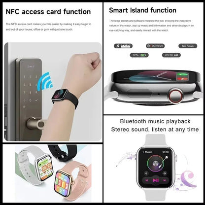 New 2026 Original For Apple Watch X 10 Smart Watch Men Body Temperature Bluetooth Call NFC GPS Sports Women SmartWatch for Apple