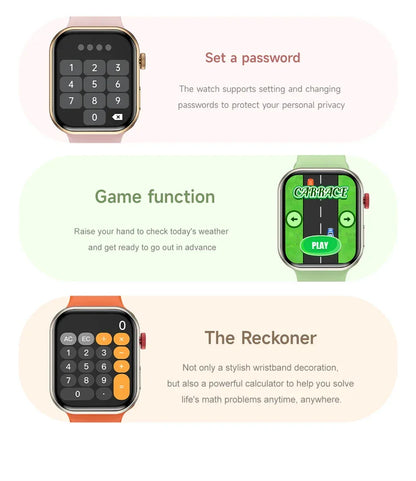 LIGE New Heart Rate Health Smartwatch Men Women 2.01" Bluetooth Call Music Smart Watches Ladies Sports Fitnesss Smart Watch Gift