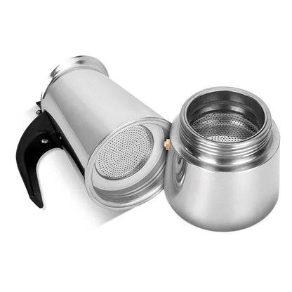 Explosions Stainless Steel Mocha Pot European Coffee Cup Portable Electric Coffee Pot Spot Wholesale