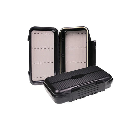 Wifreo 1PC Waterproof Stream Flies Combo Set Box Trout Fishing Fly Cases with Silicone Linear Dry WetNymph Storage Portable Case