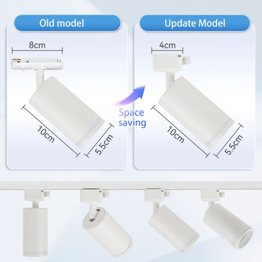 Led Track Light GU10 Spotlight 110V 220V Track Pendant Indoor for Home Decor Kitchen Bedroom Ceiling Lamp Fixture Track Lighting