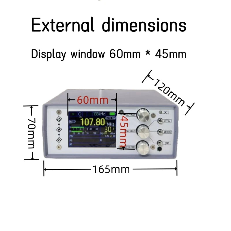 1Set Latest TEF6686 FM SW/MW/LW Full Band Radio RDS + Battery Speaker Charger Antenna FM AM Radio FM AM Radio