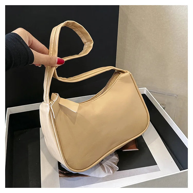 PU Candy Color Mini Handbag Women Shoulder Bag Girls Small Hand Bag Key Phone Pouch Coin Purse Card Bags Card Holder for Women