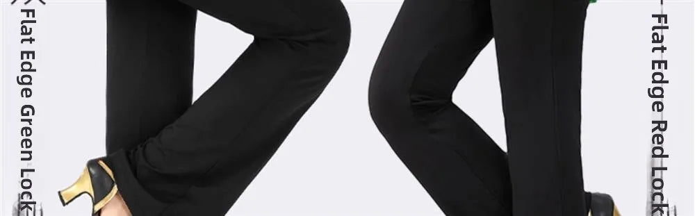 Qui Dry Dance Pants Women's High Waist Long Trousers Skirt Sports Fitn Square Dance orm Breathable Comfortable Fabric