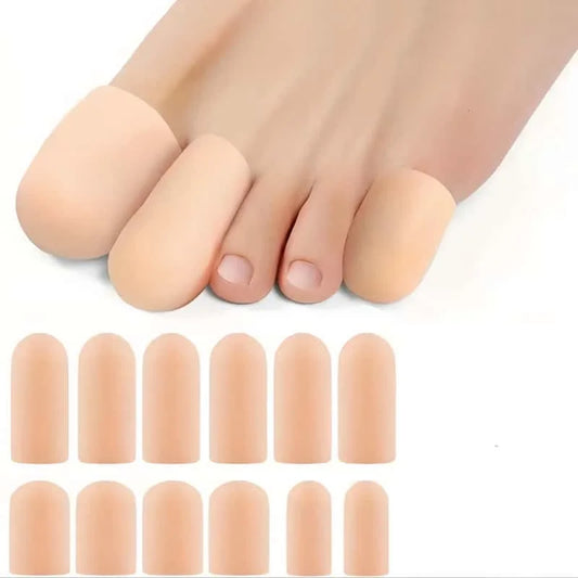 2 Breathable Silicone Toe Caps, Specifically Designed for Big Toes - Reduces Calluses and Blisters, Durable and Comfortable, Suitable for Walking, Toe-Friendly, Comfortable Fit, Slip-On Design by PDG ibma