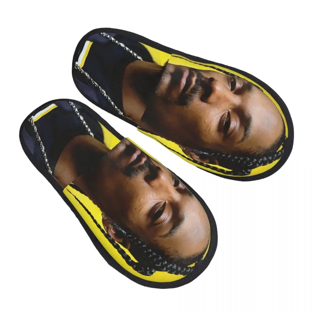Snoop Dogg Goes Jesus Guest Slippers for Bedroom Women Custom Print House Slipper