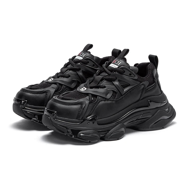 CH 2023 Women's Shoes Summer New Thick Sole Casual Sports Shoes Women's Lightweight Versatile Lace up Dad's Shoes